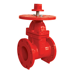 NRS Type Flanged End Gate Valve with Round Plate